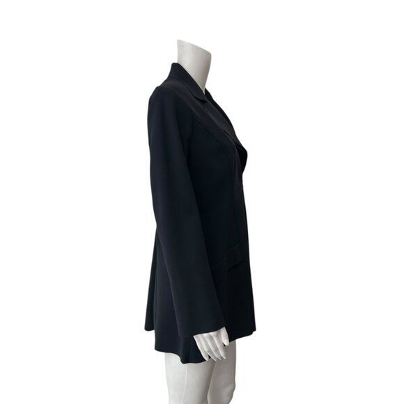 Maria Pinto Black Full Zip Blazer Jacket size Medium - Picture 3 of 8